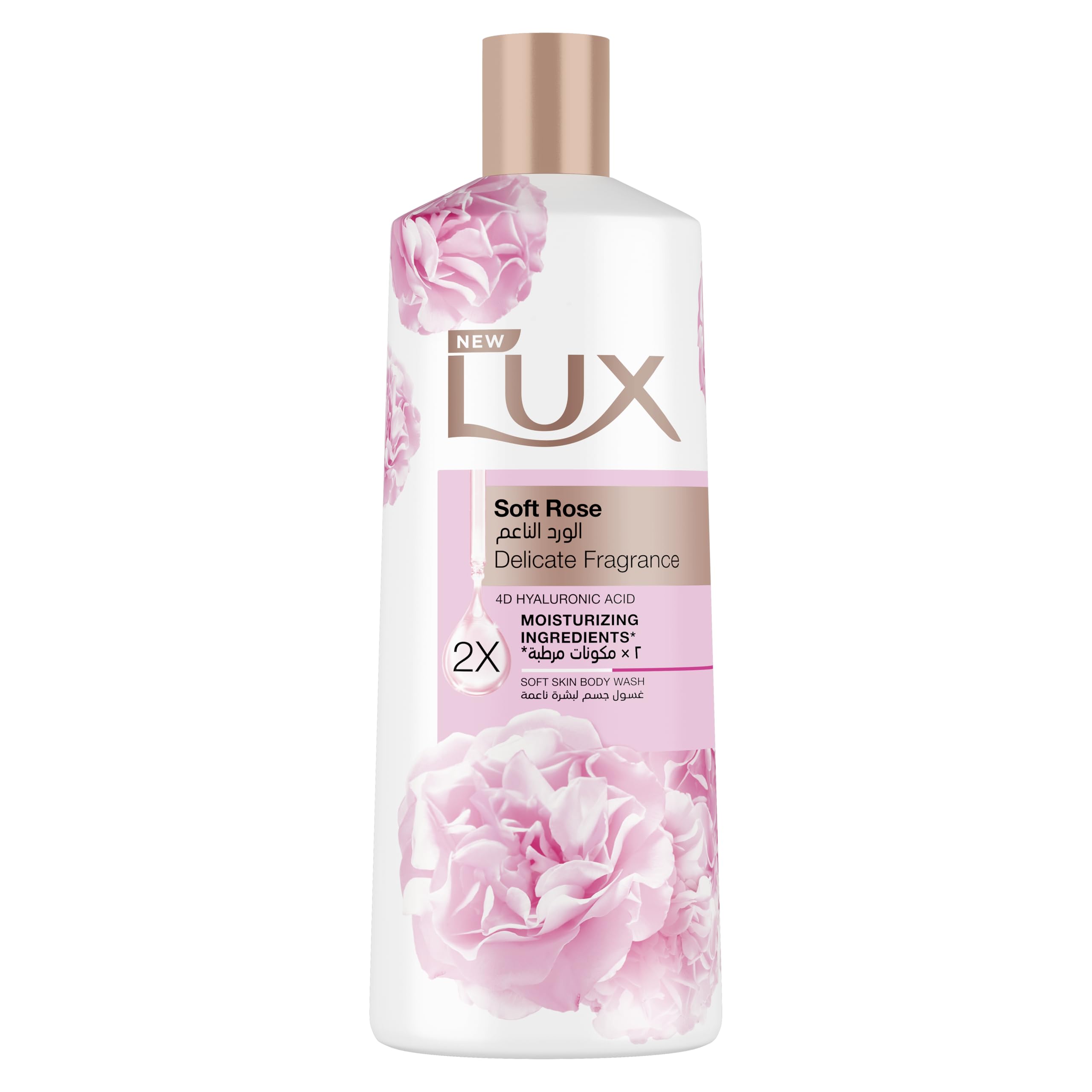 لوكس الورد الناعم - عطر رقيق (Lux Soft Rose Soft Skin Body Wash)