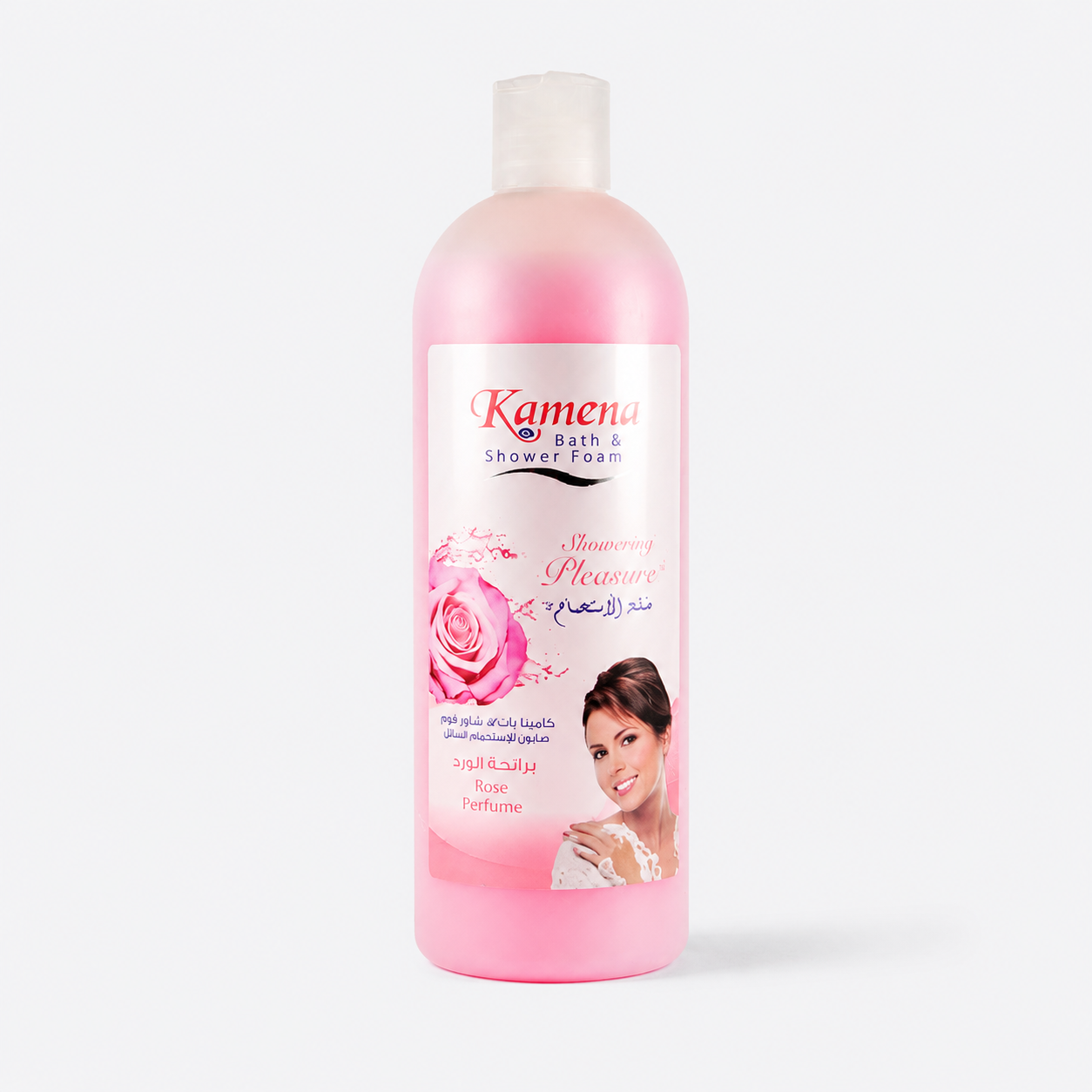 كامينا بات أند شاور فوم - صابون الإستحمام السائل برائحة الورد (Kamena Bath & Shower Foam - Rose Perfume).